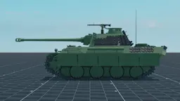 Panther G, left, in Multicrew Tank Combat