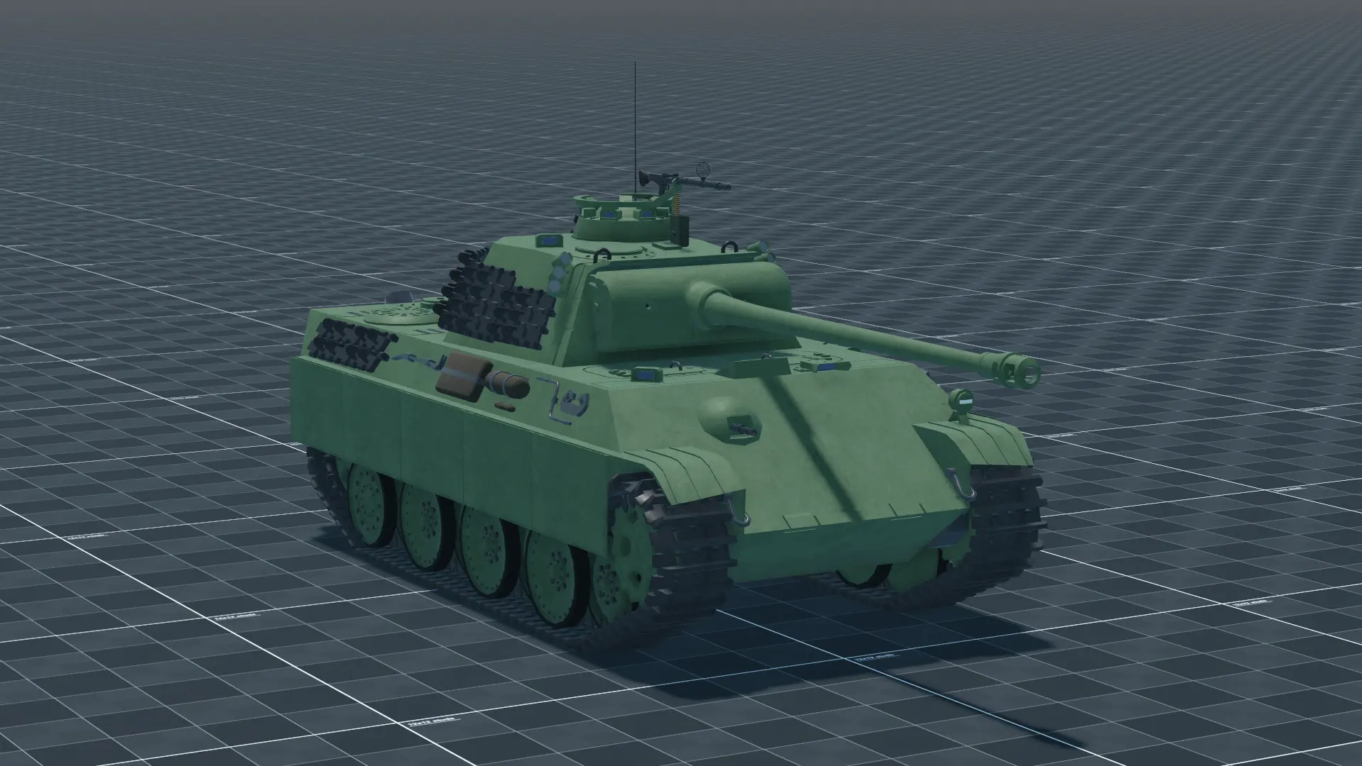 Panther G, perspective, in Multicrew Tank Combat