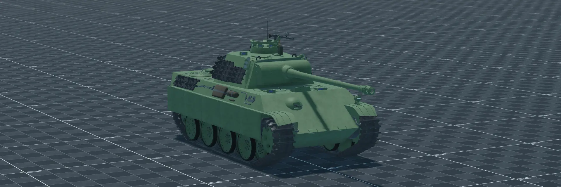 Panther G, perspective banner, in Multicrew Tank Combat