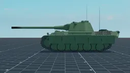 Panther II, left, in Multicrew Tank Combat