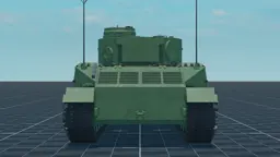 Porsche Tiger, back, in Multicrew Tank Combat