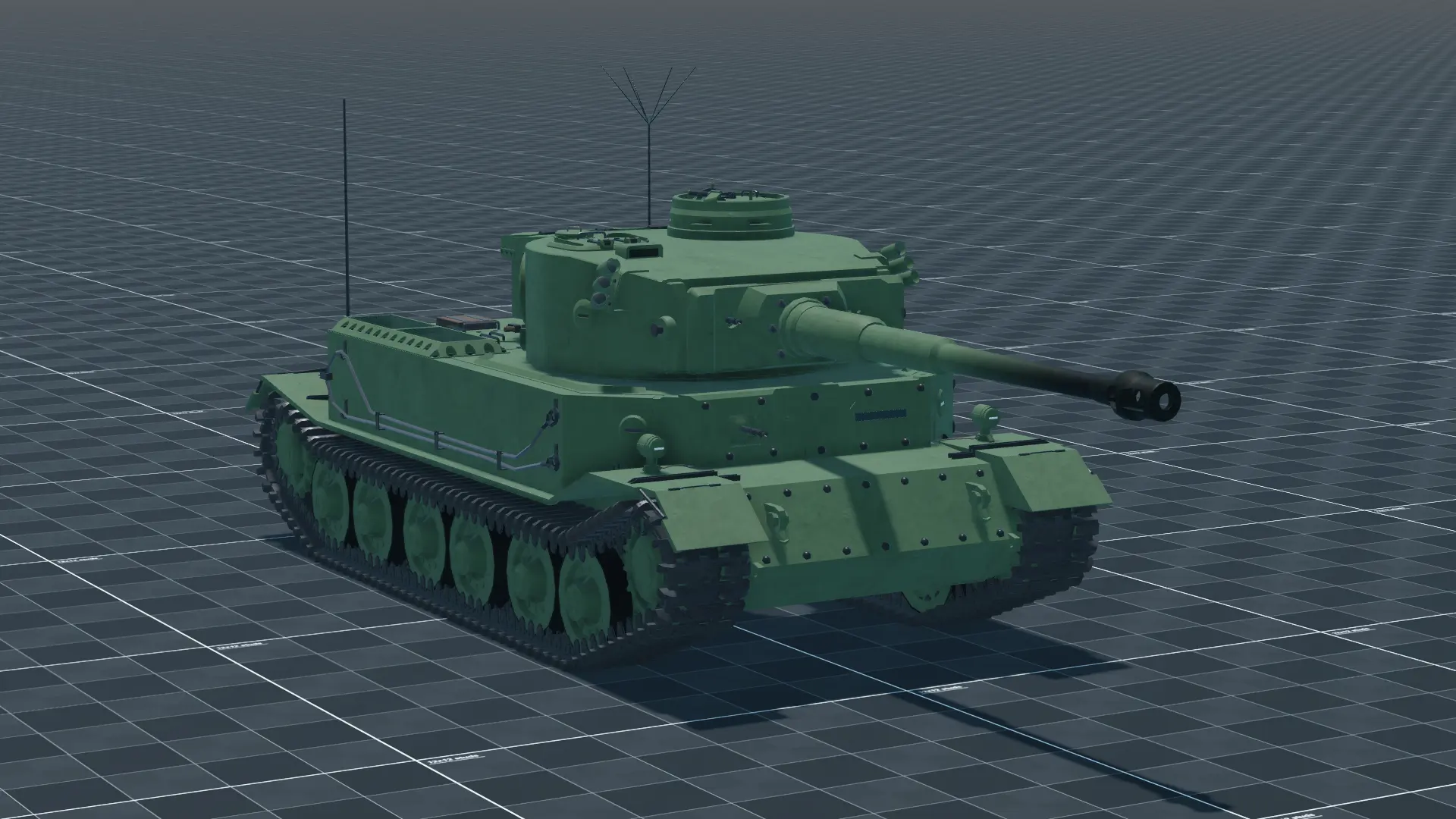 Porsche Tiger, perspective, in Multicrew Tank Combat