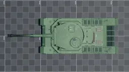 Porsche Tiger, top, in Multicrew Tank Combat