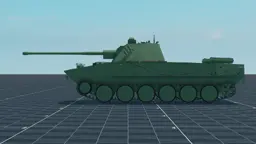 PT-76E, left, in Multicrew Tank Combat