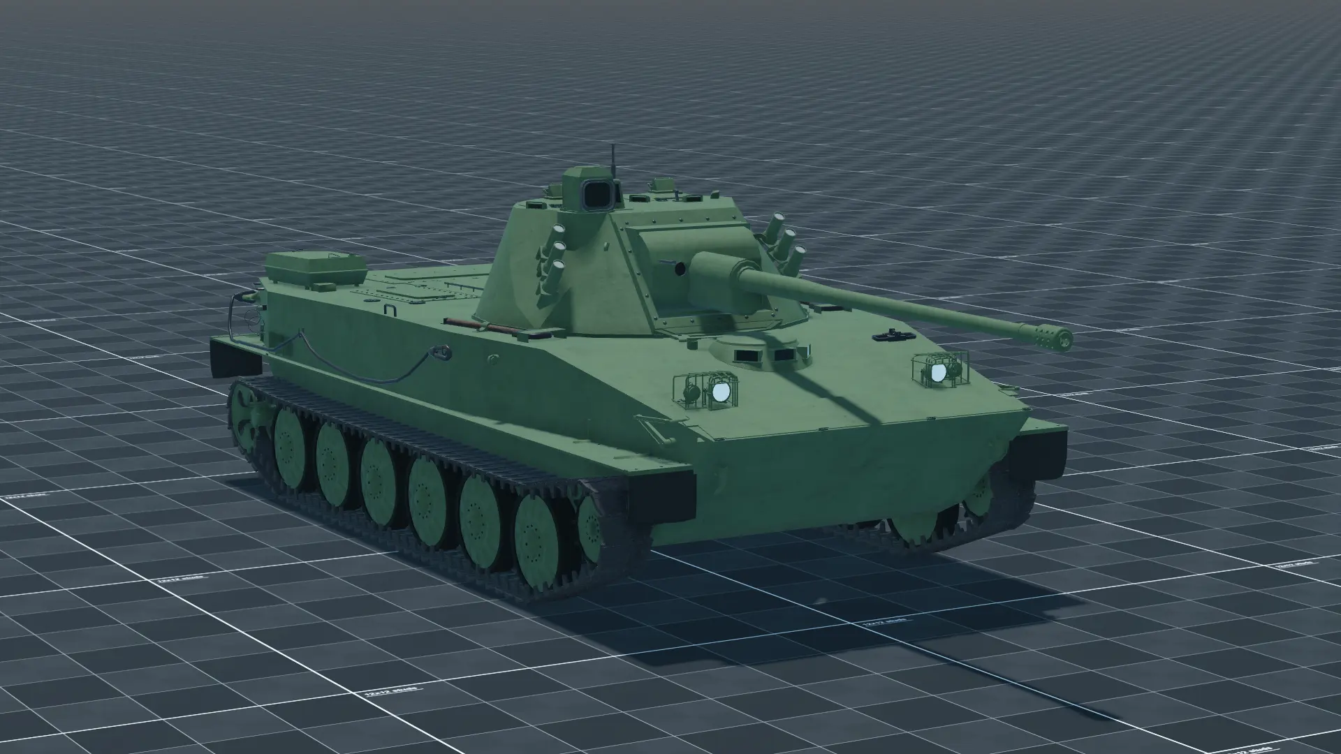 PT-76E, perspective, in Multicrew Tank Combat