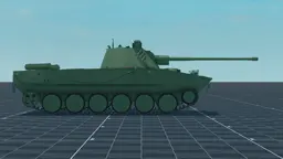 PT-76E, right, in Multicrew Tank Combat