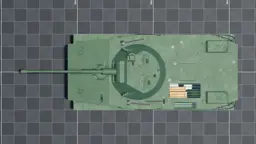 PT-76E, top, in Multicrew Tank Combat