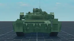PT-91M2A1, back, in Multicrew Tank Combat