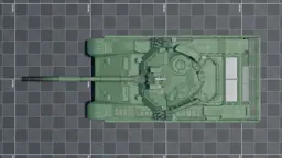 PT-91M2A1, top, in Multicrew Tank Combat