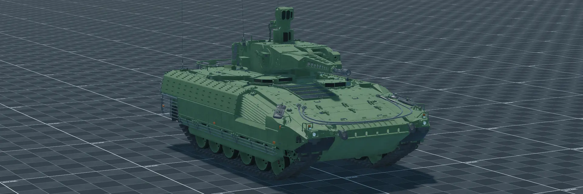 PUMA, perspective banner, in Multicrew Tank Combat