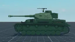 Pz IV H, left, in Multicrew Tank Combat