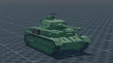 Pz IV H, perspective, in Multicrew Tank Combat