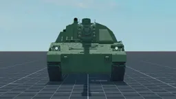 PzH-2000, front, in Multicrew Tank Combat