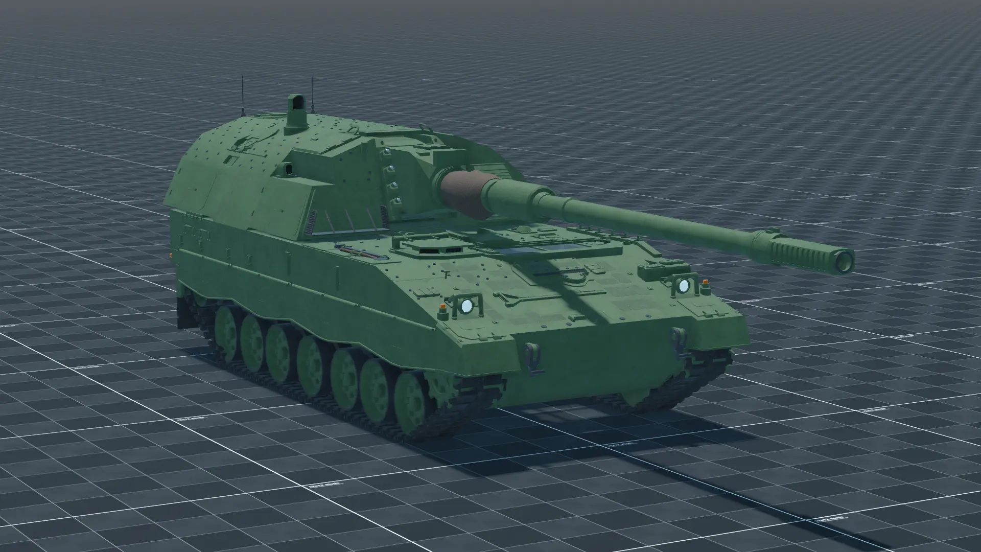 PzH-2000, perspective, in Multicrew Tank Combat