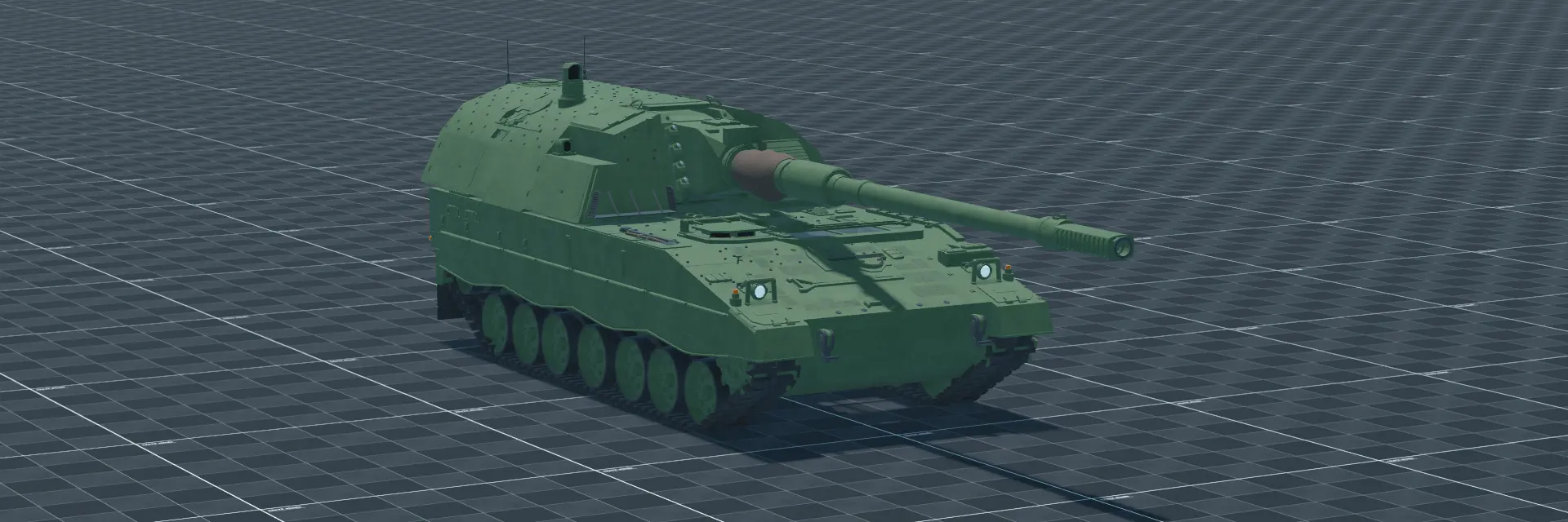 PzH-2000, perspective banner, in Multicrew Tank Combat