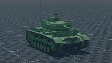 Pz.III M, perspective, in Multicrew Tank Combat