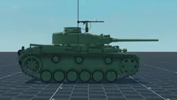 Pz.III M, right, in Multicrew Tank Combat