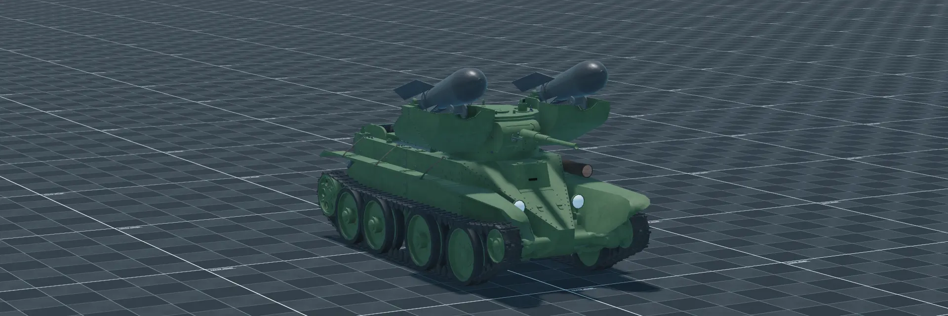 RBT-5, perspective banner, in Multicrew Tank Combat