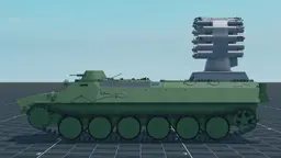 RBU-6000 MT-LB, left, in Multicrew Tank Combat