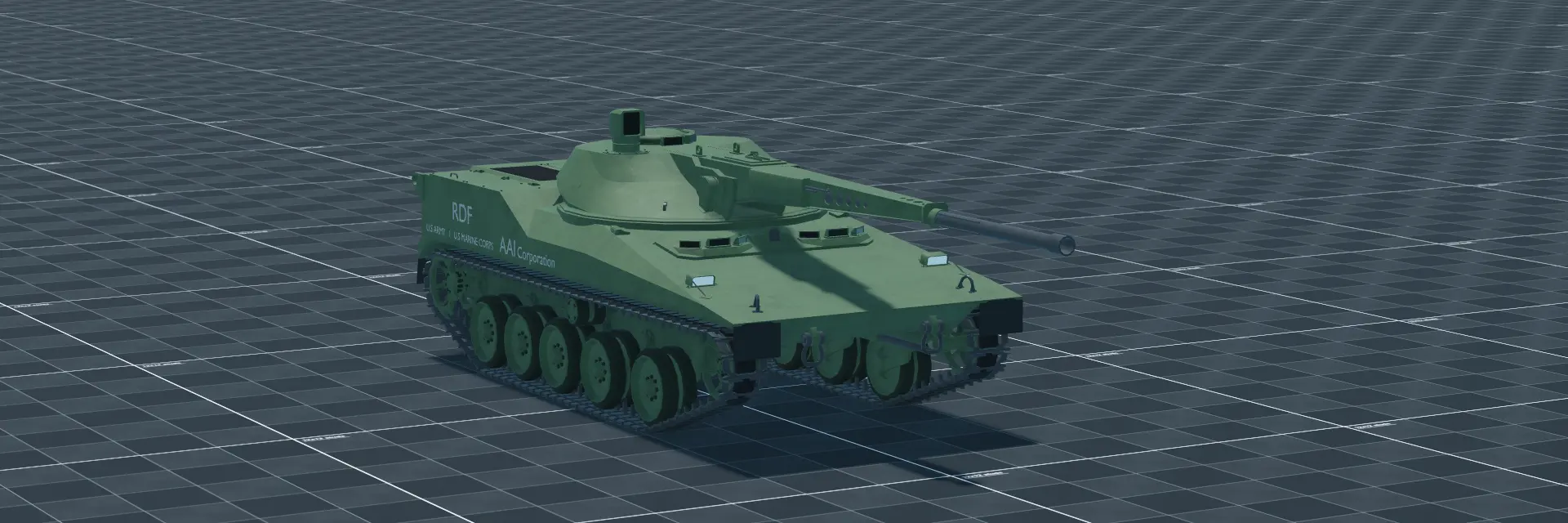 RDF/LT, perspective banner, in Multicrew Tank Combat