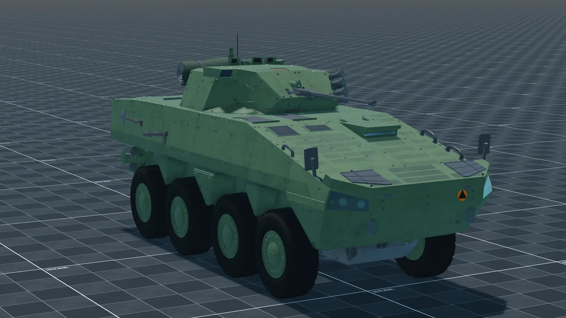 Rosomak, perspective, in Multicrew Tank Combat