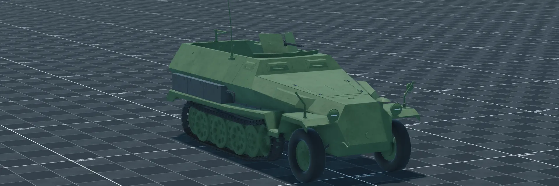 Sd Kfz 251, perspective banner, in Multicrew Tank Combat