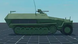 Sd Kfz 251, right, in Multicrew Tank Combat