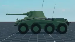 Sd.Kfz.234/2 Puma, left, in Multicrew Tank Combat