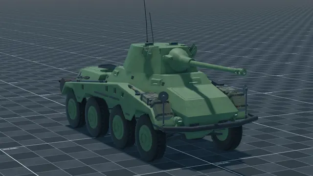 Sd.Kfz.234/2 Puma, perspective, in Multicrew Tank Combat