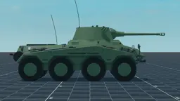 Sd.Kfz.234/2 Puma, right, in Multicrew Tank Combat