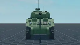 Sherman Firefly, front, in Multicrew Tank Combat