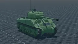 Sherman Firefly, perspective, in Multicrew Tank Combat