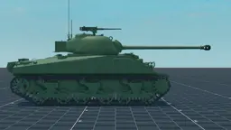 Sherman Firefly, right, in Multicrew Tank Combat