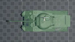 Sherman Firefly, top, in Multicrew Tank Combat