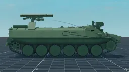 Shturm-S, right, in Multicrew Tank Combat