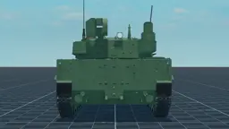 Sprut-SDM1, back, in Multicrew Tank Combat