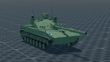 Sprut-SDM1, perspective, in Multicrew Tank Combat