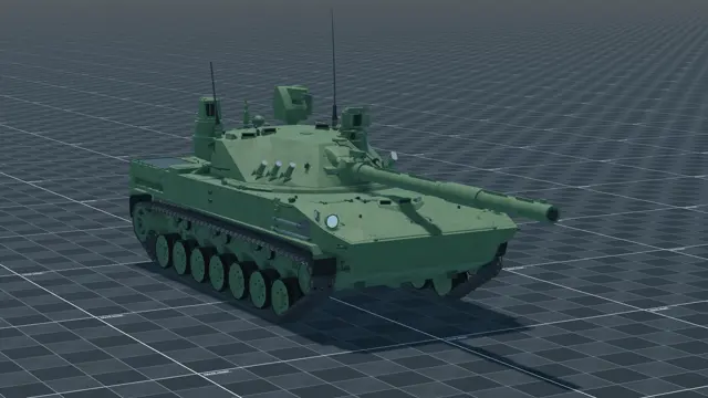 Sprut-SDM1, perspective, in Multicrew Tank Combat