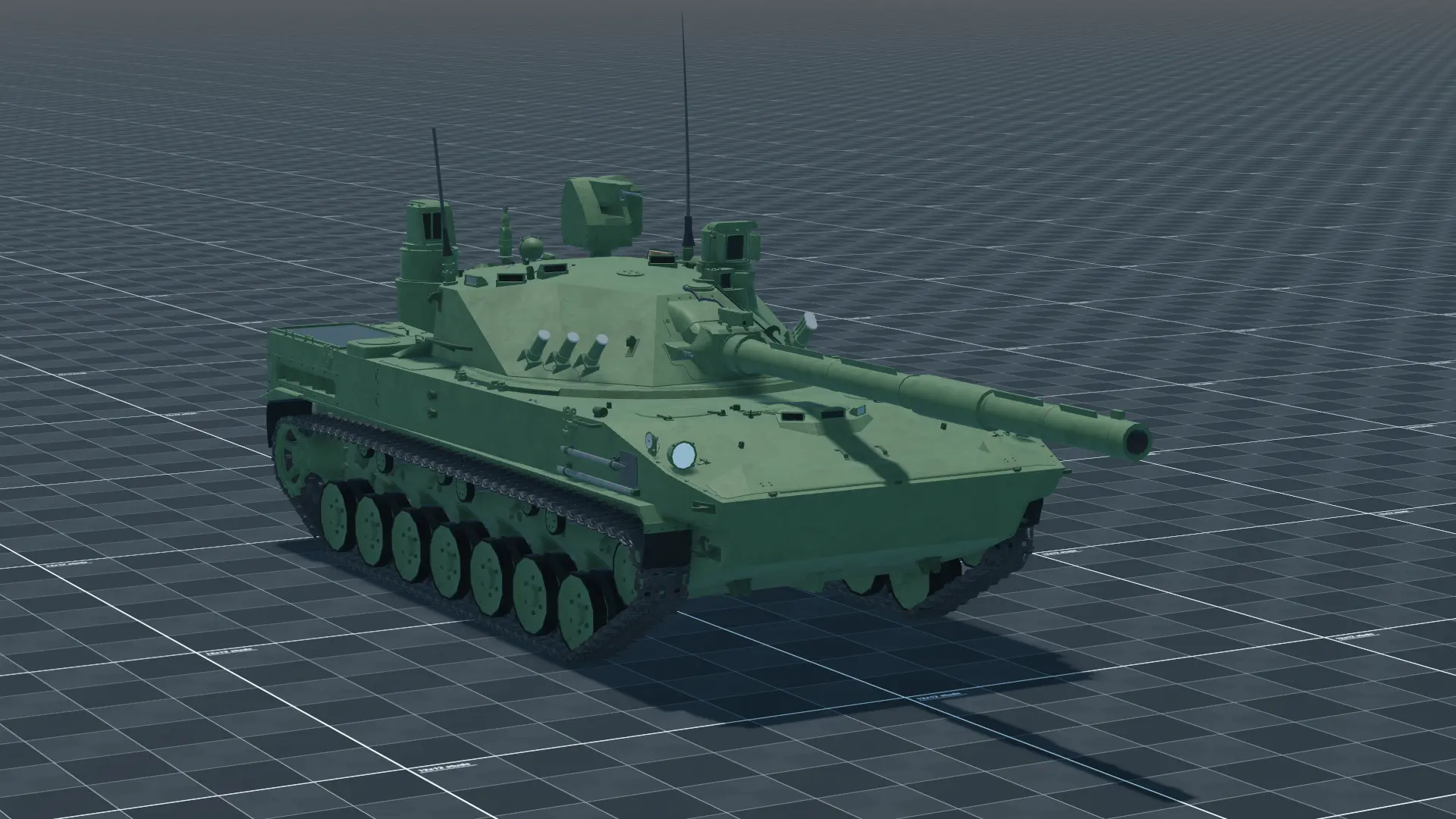 Sprut-SDM1, perspective, in Multicrew Tank Combat