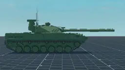 Sprut-SDM1, right, in Multicrew Tank Combat