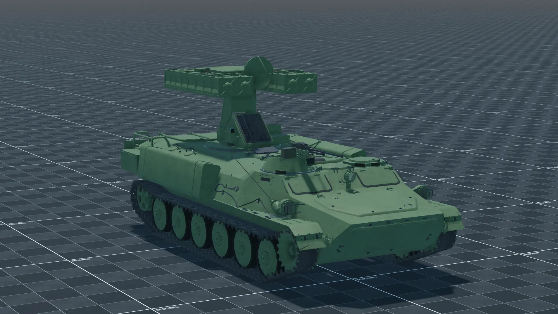 Strela-10, perspective, in Multicrew Tank Combat