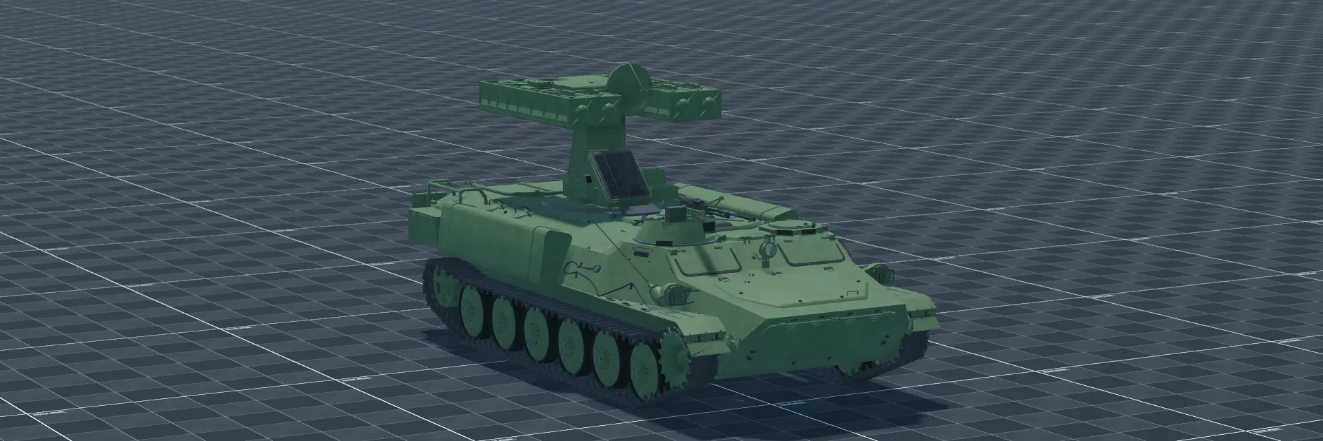 Strela-10, perspective banner, in Multicrew Tank Combat