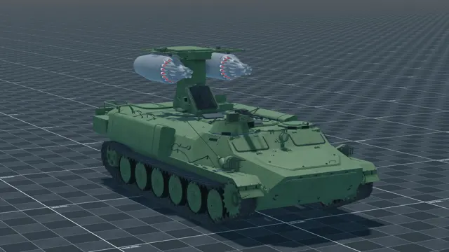 Strela-MLRS, perspective, in Multicrew Tank Combat
