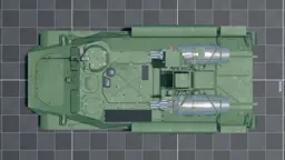Strela-MLRS, top, in Multicrew Tank Combat