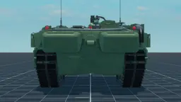 Strv 103C, back, in Multicrew Tank Combat
