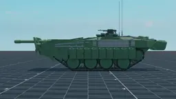 Strv 103C, left, in Multicrew Tank Combat