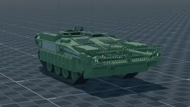 Strv 103C, perspective, in Multicrew Tank Combat