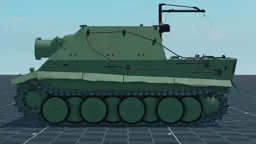 Sturmtiger, left, in Multicrew Tank Combat