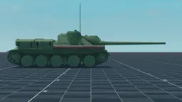 SU-100, right, in Multicrew Tank Combat