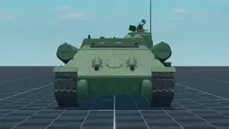 SU-122P, back, in Multicrew Tank Combat